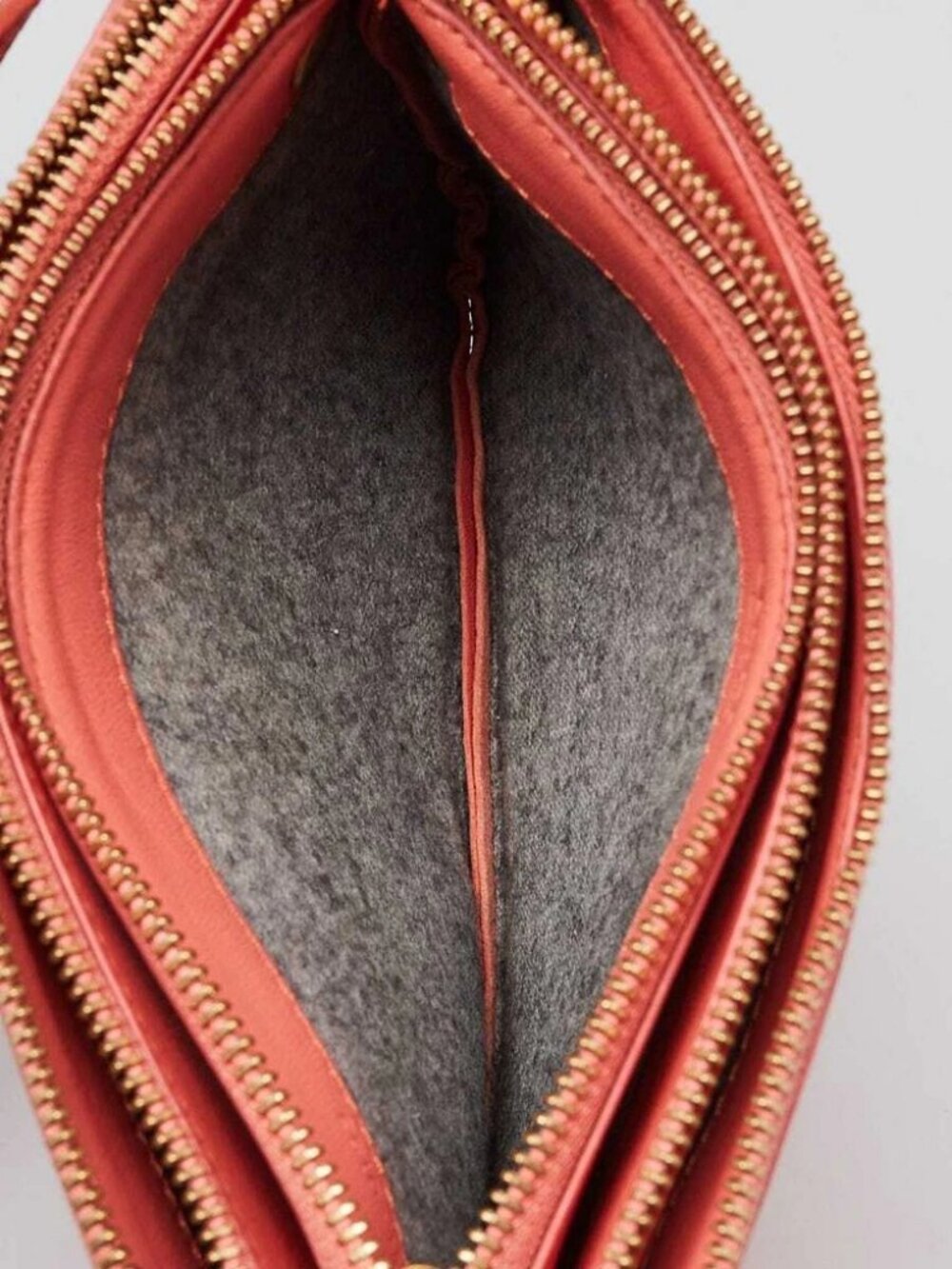 Celine Pink Leather Small Trio Crossbody Bag - Picture 8 of 12